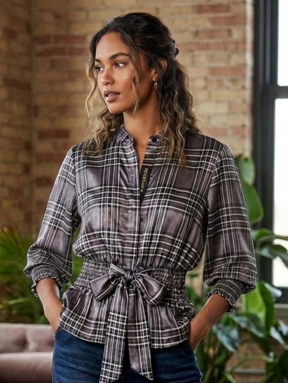 Silky blouse